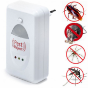 Отпугиватель грызунов и насекомых Pest Reject ультразвуковой электромагнитный от мышей крыс и насекомых NUP30031